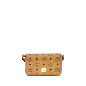 Mcm Women Printed Canvas Shoulder Bag